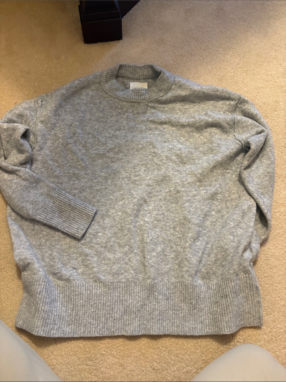 aerie Heather Gray Crewneck Sweater